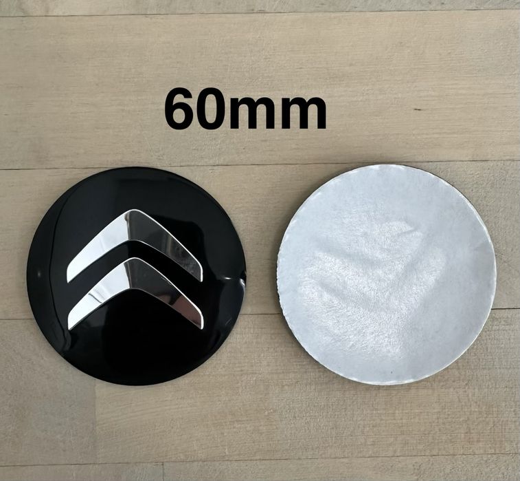 Conjunto 4 Centros Tampas Jantes Citroen DS 56mm 60mm 65mm 68mm 75mm