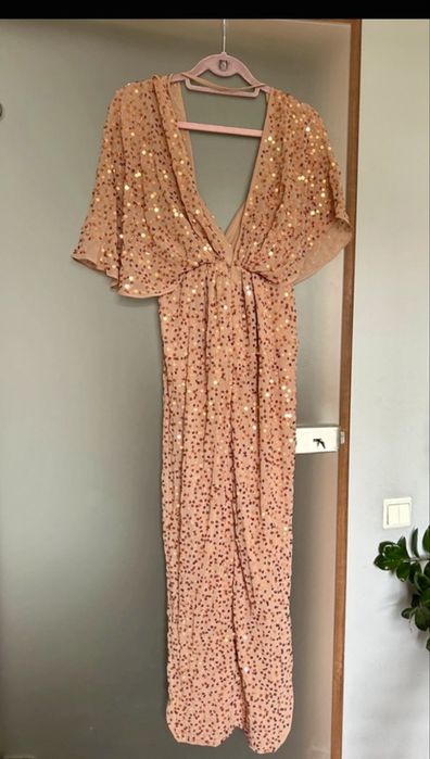 Asos suknia nowa cekinowa XS