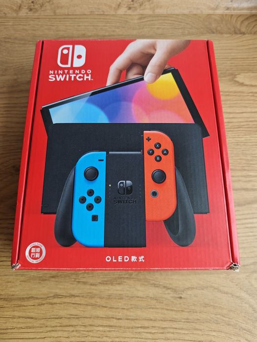 Nintendo switch oled + mobapad + akcesoria