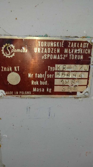 Otrębnik Bębnowy KR-020/Bukownik 84r.pr (Trzepaczka otrąb=odzysk+10%)