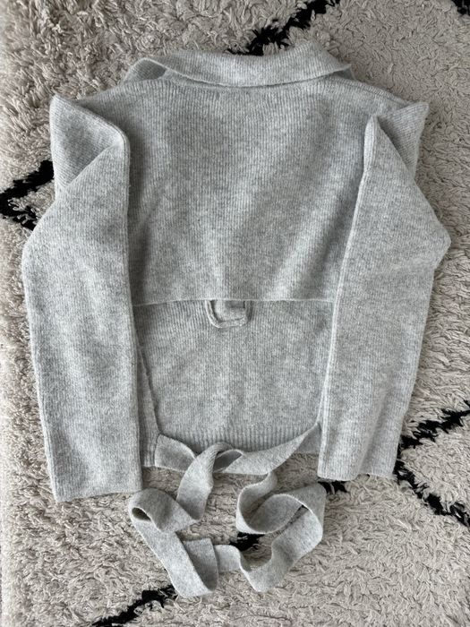 Camisola de malha cinzenta Pull & Bear