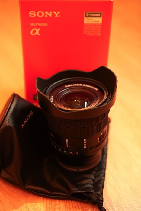Sony FE PZ 16-35mm F4 G — Como Nova | Garantia | Caixa e Acessórios