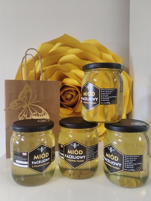 Miód Faceliowy 650g z Własnej pasieki