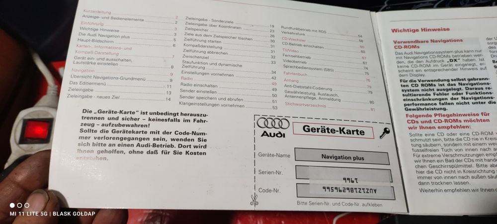 Radio 2 DIN NAVIGATION PLUS Audi A6 C5 S6 Lift Części Blask Gołdap