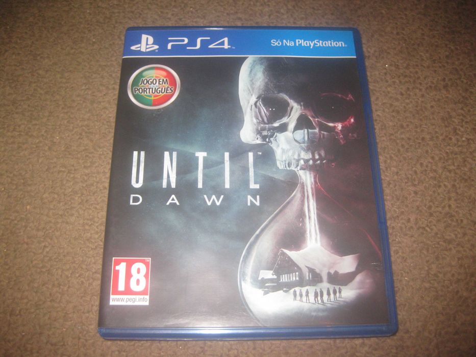 Jogo "Until Dawn" para a Playstation 4/Impecável!