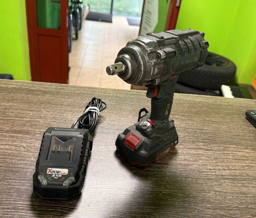 Akumulatorowy Klucz Udarowy Parkside Passk 20-Li + Bateria + Ładowarka