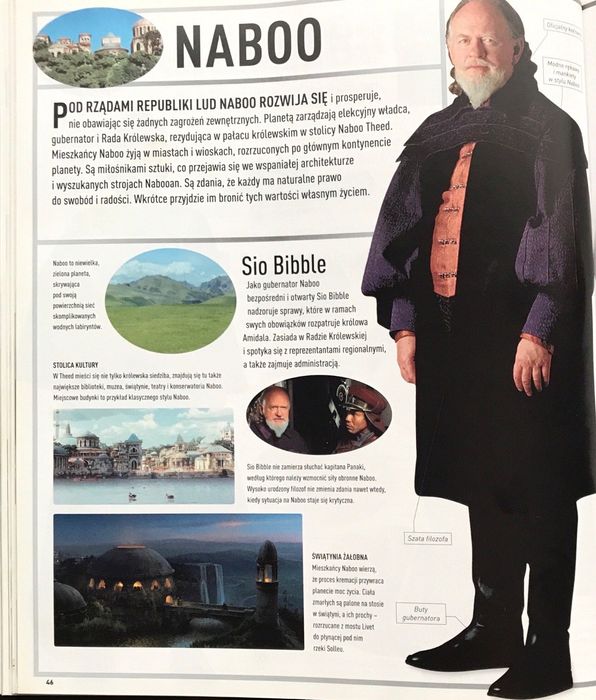 Star Wars cześć 1 Mroczne widmo słownik ilustrowany