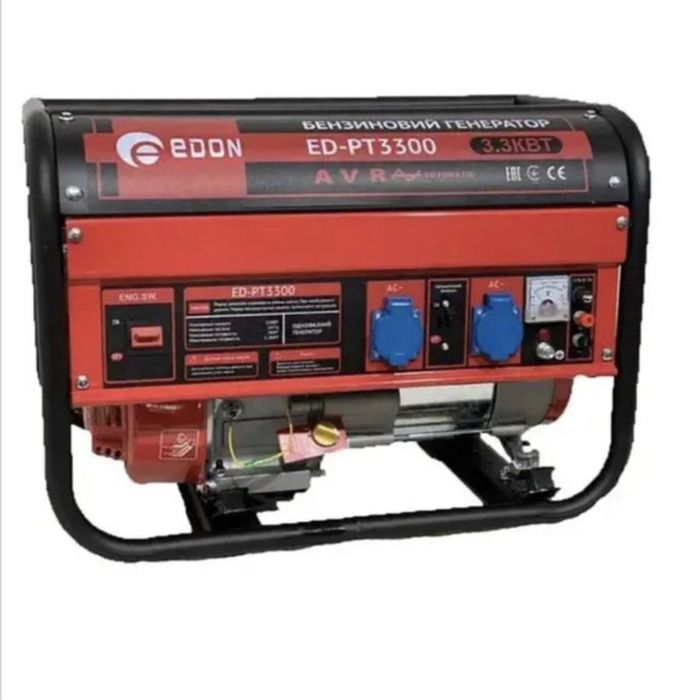 Є ГАЗ! Генератор бензиновий EDON 3300-PRO 100% МІДЬ, 3кВт, 5кВт, 8кВт.