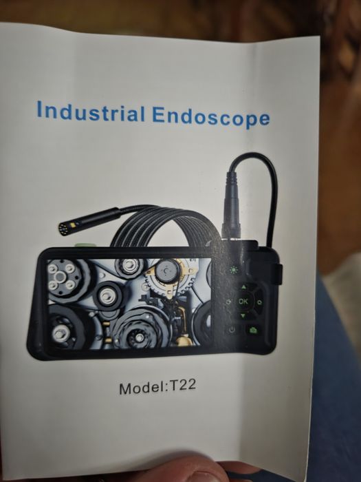 câmara, ou  boroscópio modelo T22
