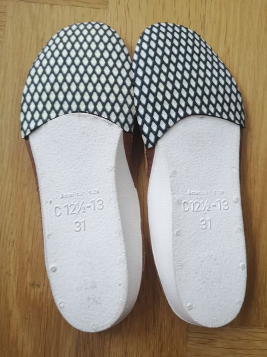 Wkładki ortopedyczne skórzane rozmiar 31