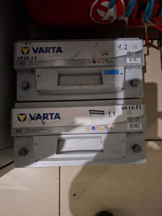 Стартерний акумулятор Varta 12v 100a 830CCA