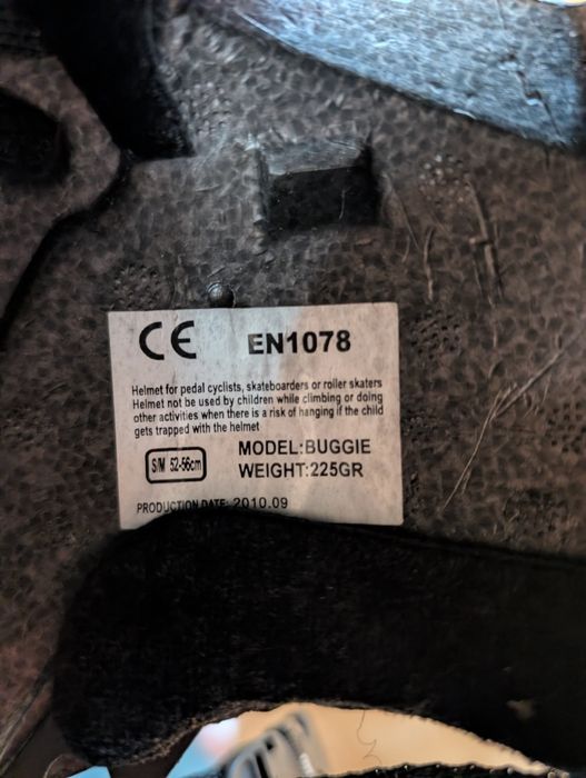 Kask rowerowy, dziecięcy, rozm. S/M 52-56