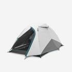 Tenda de campismo 2 pessoas, MH100 Fresh & Black