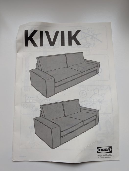 Sofá cinzento ikea