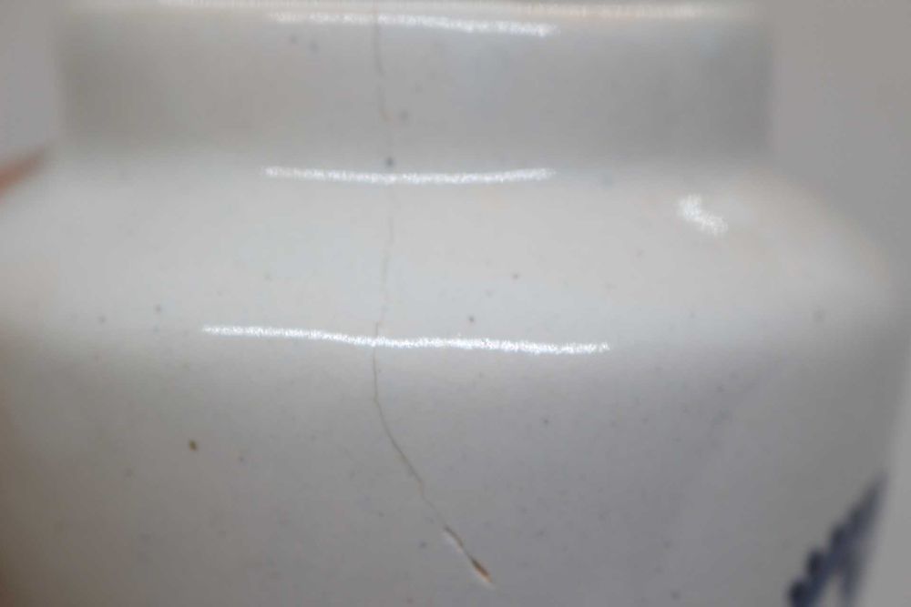 Manga de Farmácia Brasão das Quinas Cerâmica Viúva Lamego Marcada