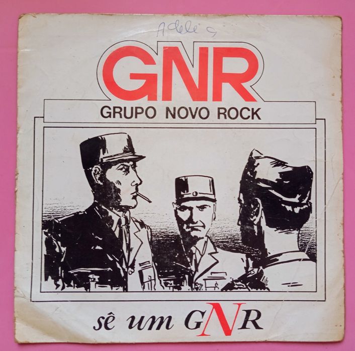 Disco Vinil 7 " GNR - Grupo Novo Rock.
