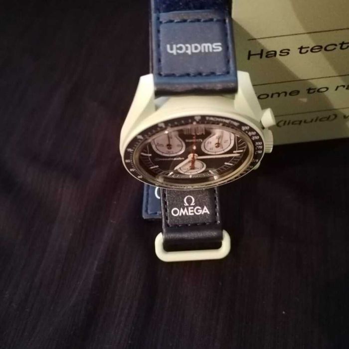 SO33G100 Omega Swatch MoonSwatch Polaris jak nowy
