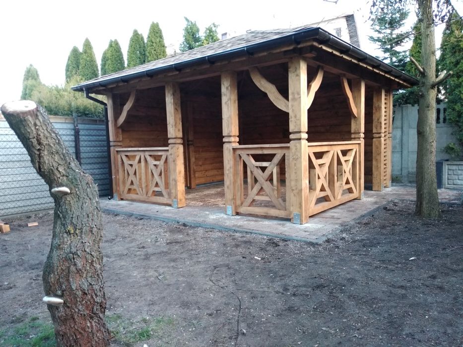 Wiaty.altanki.domki.altany.taras.tarasy 3,5x3,5m