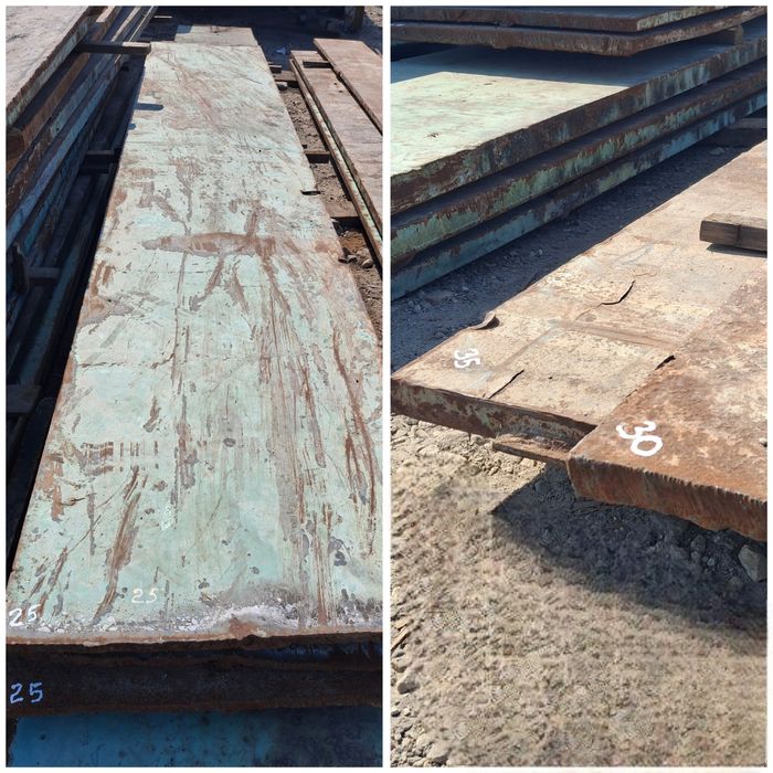 Лист б/в (вживаний) товщина 25мм-30 мм-35мм.