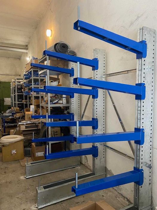 Паллетные стеллажи. Консольные и полочные усиленные стеллажи на склад