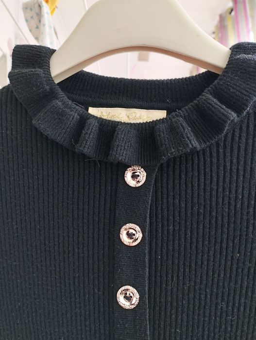 Blusa preta de malha