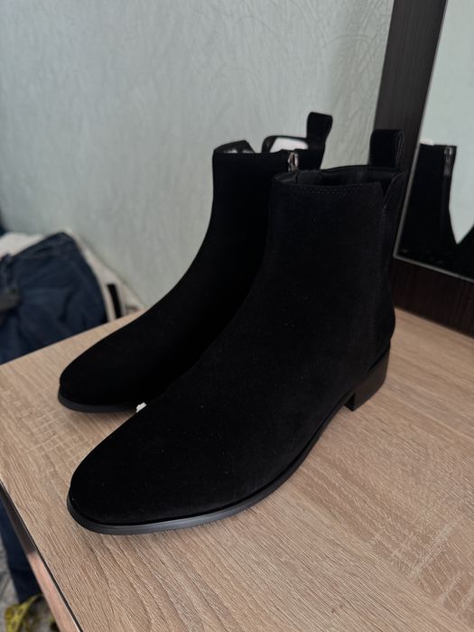 Ботинки kazar , полусапоги женские натуральная кожа