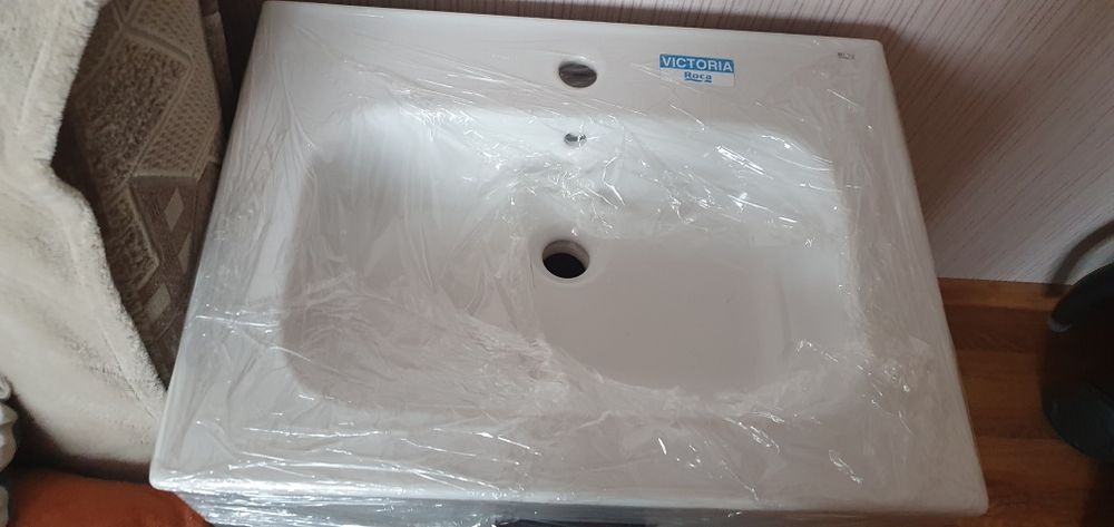 Zestaw Roca Victoria,Szafka szara i umywalka Nowe