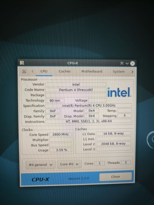 Kit Intel D101GGC + Pentium 4 630 3 GHz + 1Gb DDR - Funcional