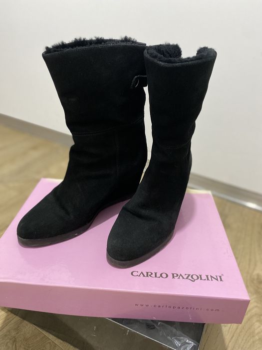 Черевики Carlo Pazolini натуральний замш та хутро