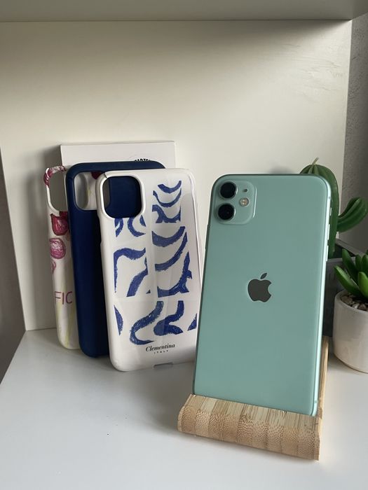 iPhone 11 Miętowy - Zestaw!