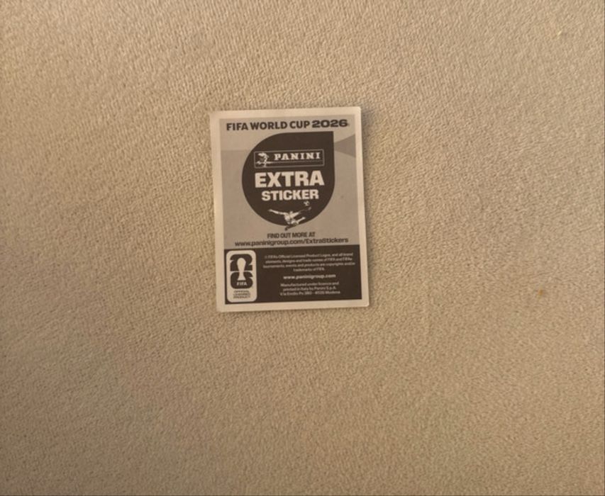 Extra sticker panini