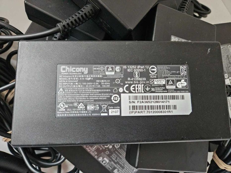 Chicony A18-150P1A 20V 7.5A 150W (7.4*5) pin inside