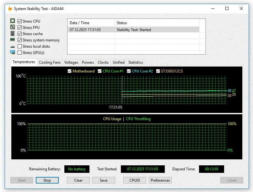 Системный блок ПК/ Intel Celeron J1800 /RAM 4 GB/ HDD 500 GB/ WiFi