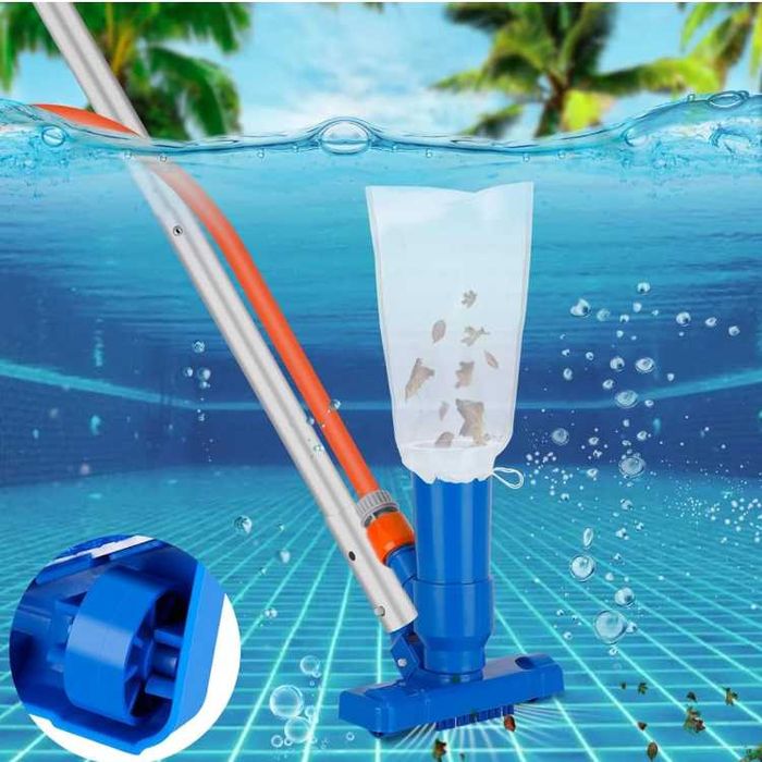 Zestaw do czyszczenia basenu oczka wodnego siatka odkurzacz C550