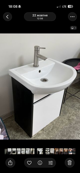 Раковина з тумбочкою