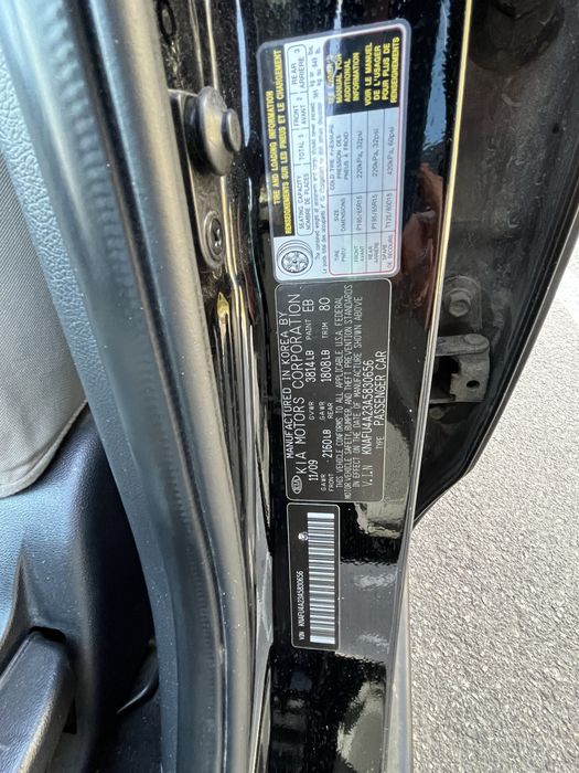 Kia Forte 2009 VIN KNAFU4A23A5830656 фото оголошення 18 з 24