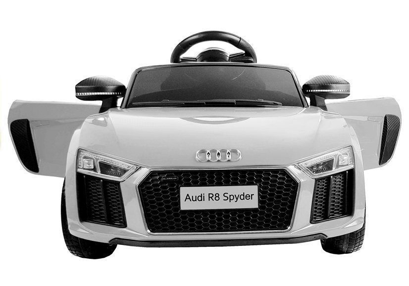 auto na akumulator audi r8 spyder biały
