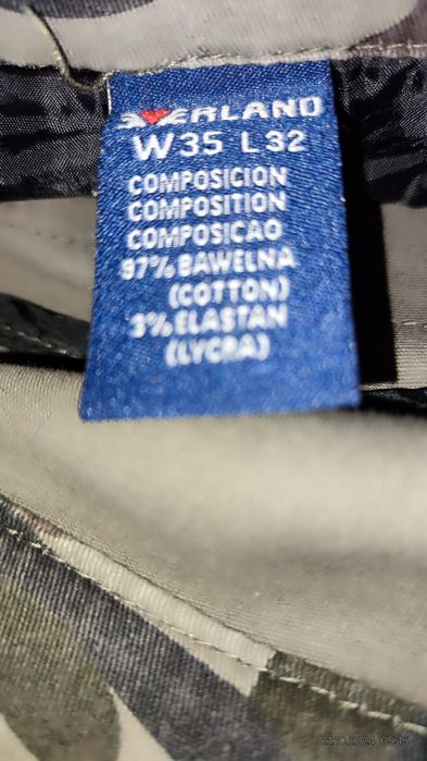 Bojówki Erland Fashion spodnie moro r.L/XLst..B.D.