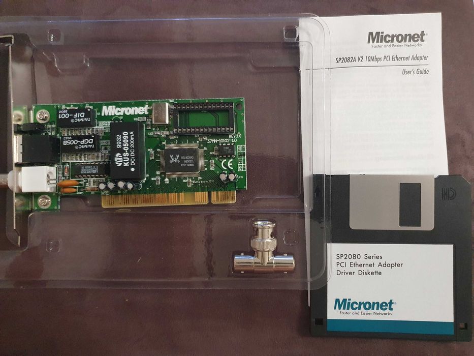 Placas de rede internas PCI - 10/100Mbps - vintage - NOVAS64739559396866123