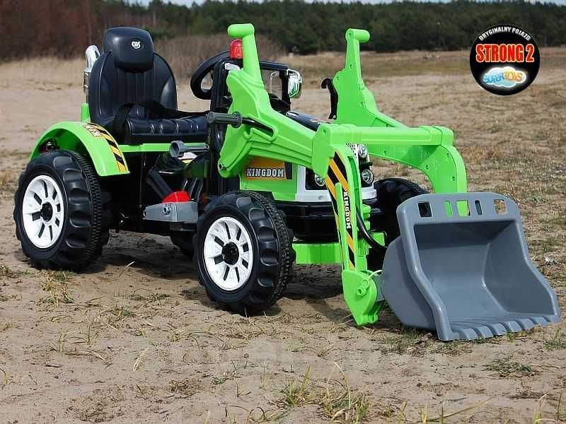 Autko na akumulator TRAKTOR Z ŁYŻKĄ KOPARKA auto traktorek jeździk