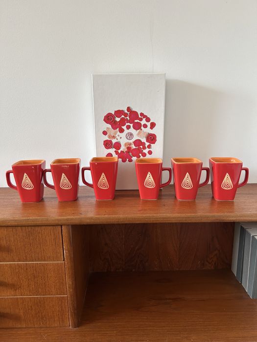 Filiżanki ceramiczne do espresso włoskie vintage Disaronno