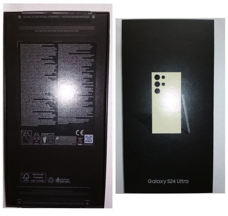 Samsung galaxy s24 ultra 12/512, kolor Titanium Yellow, igla,  Polska