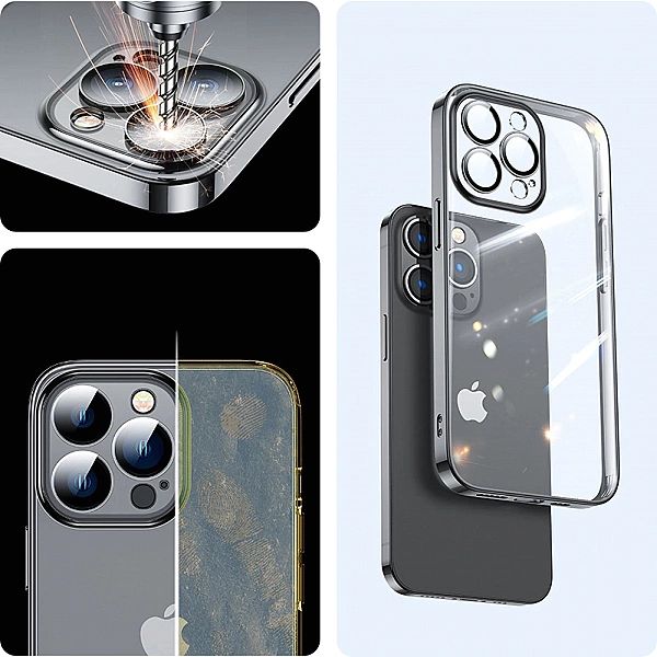 Joyroom 14Q Case etui do iPhone 14 Plus obudowa pokrowiec z metaliczną