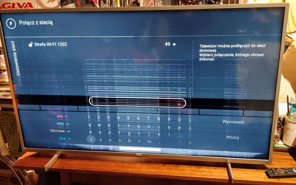 Telewizor do sprzedania Philips  uszkodzony T con
