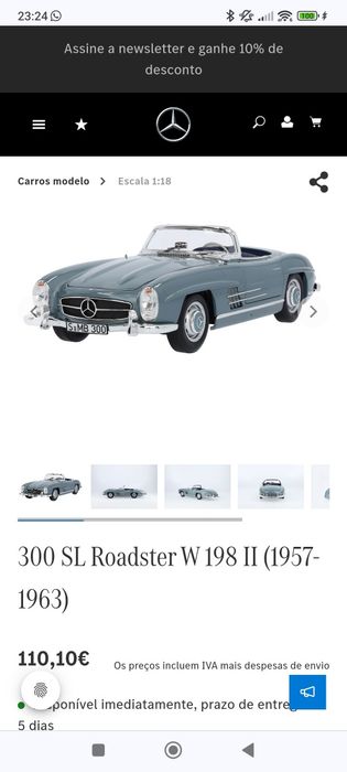 Miniatura 1 18 Mercedes 300 SL w198