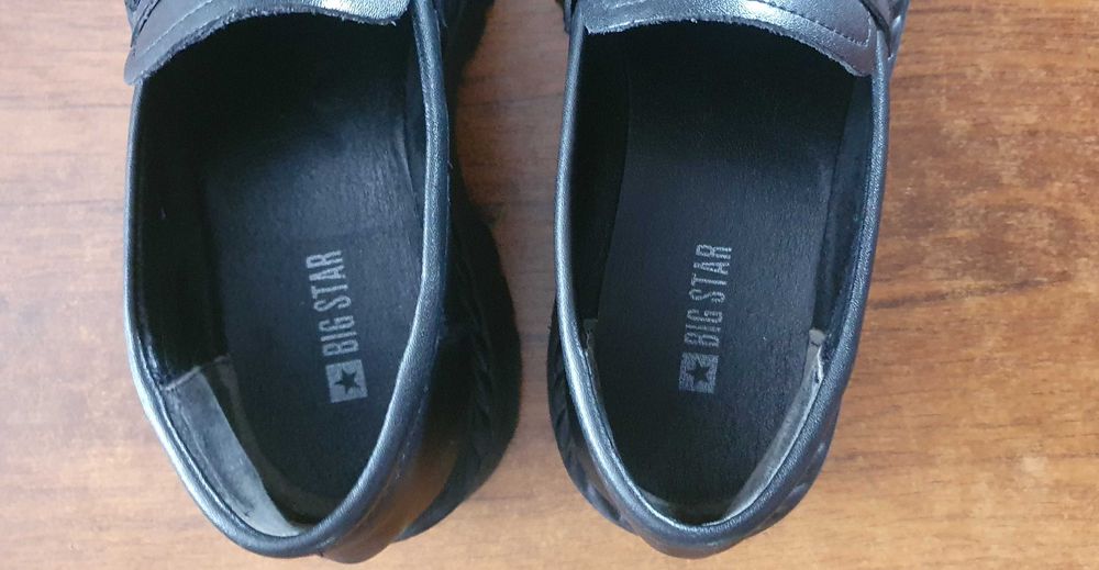 Mokasyny loafersy skórzane Big Star 38