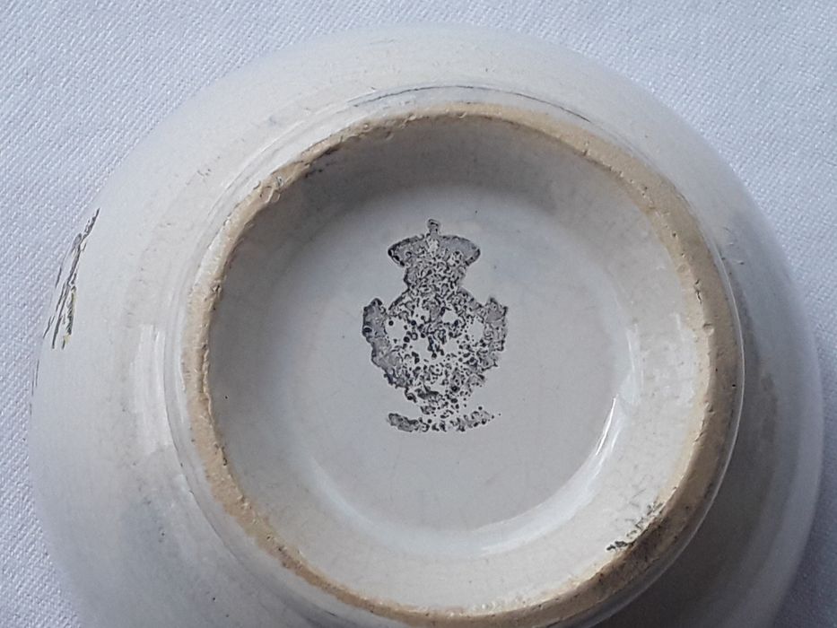 Tigela / malga antiga em faiança de Massarelos