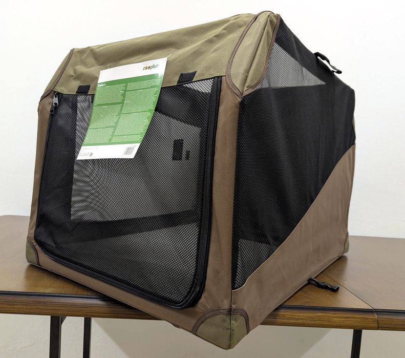 Składane Pudełko Klatka Buda Kojec dla Psa Camo L 91x61x58cm DUŻA zwr