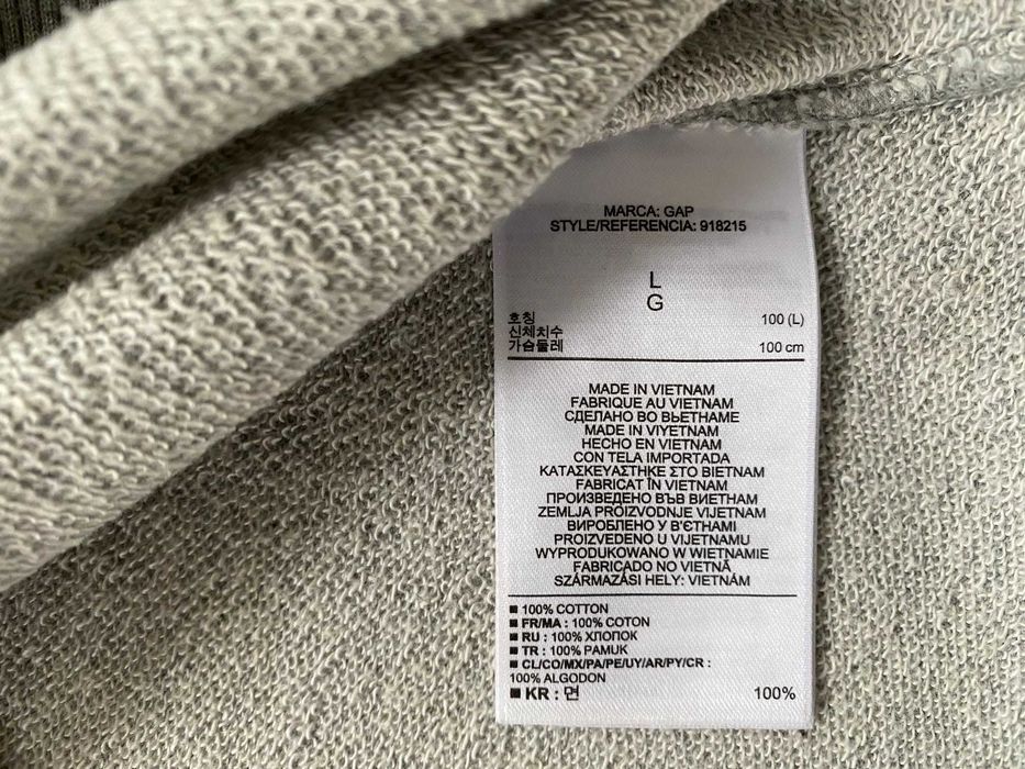 Свитшот GAP 100% коттон