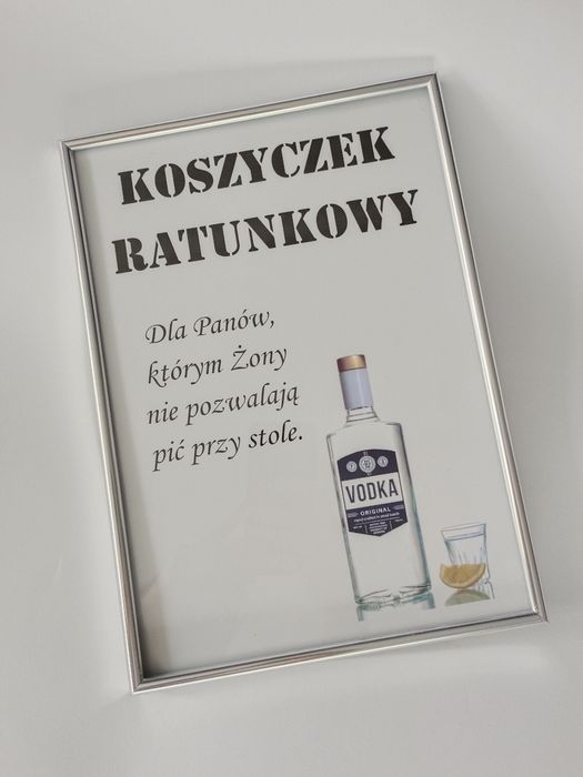 Koszyk ratunkowy męski wesele impreza